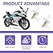 SYudwen Inline Fuel Filter, APE RACING Universal Small 90 Degree Fuel Filters for 1/4 Fuel Line Gas Engine Compatible with ATV Quads Bike Scooter Motorcycle Fuel Line Gas Engine 2PCS