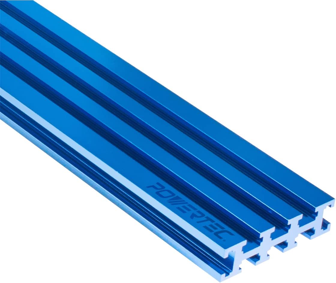 POWERTEC 71223 Multi T-Tracks | 36” Long - 3” High | Universal T Track for Woodworking