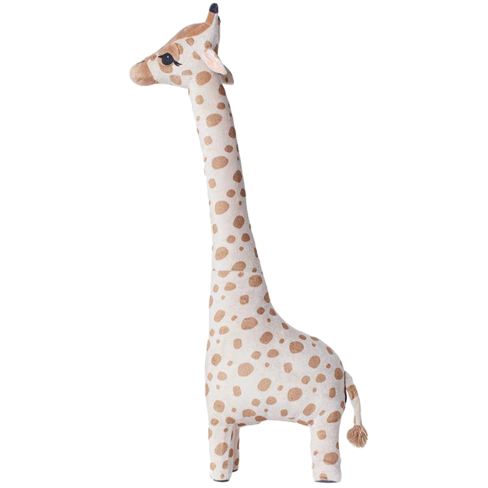 Jirafa de Peluche de Jirafa de Peluche de Juguete Muñeca Súper Suave de Algodón PP Estable Linda Almohada para Dormir para Niños Decoración del Hogar y Compañero de (100cm)