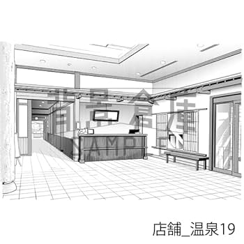 Amazon | 背景倉庫 店舗の背景集vol.2 [漫画・イラスト向け