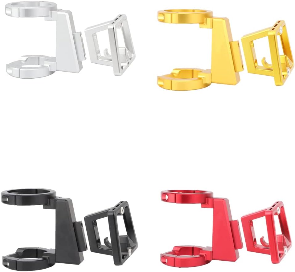 Folding Bike Aluminum Alloy Lightweight Cycling Bag Bracket Accessories Front for Carrier Block Clip Portable Bike Rack Bicycle Racks for Bikes Bicycle Bag Rack