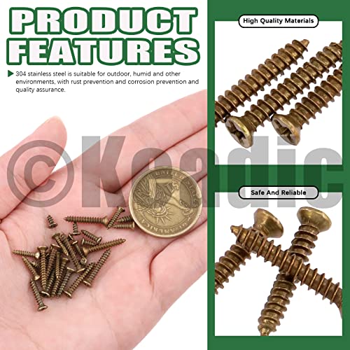 Keadic 1290 Pcs Small Self Tapping Screws Assortment Kit - Image 3
