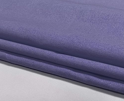 A-Express Plain Cotton Fabric, 60 Inches 150cm Extra Wide Per Metre, 150 GSM Viscose Material, for Clothing Quilting - Image 2