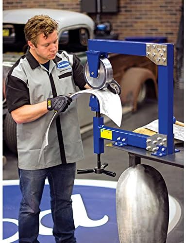 Miniatura 2 de Eastwood Benchtop English Wheel Sheet Metal Planishing Yunque Shrinker Camilla Martillo Inglés Shaping Banco de trabajo robusto