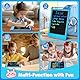 Kinayue Maltafel Zaubertafel 8,5 Zoll,LCD Schreibtafel Kinder Pädagogisches Lernen ReiseSpielzeug,Geburtstag,Zeichentablett für Jungen und Mädchen 3-10 Jahre (Blau + Rosa)