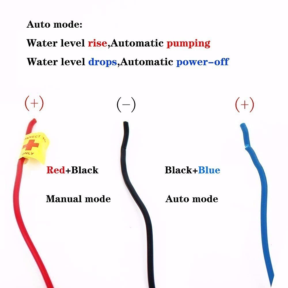 Pompa sommergibile per pozzetto Pompa di sentina 12V 1100GPH Pompa acqua marina automatica for barche con interruttore a galleggiante Pompa sommergibile for barche a motore Idrovolante Pompa di trasfe