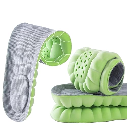 LilaLemon Steppers Insoles, Comfort Boosting Massage 4d Memory Foam Thermal Insoles, Comfy Insole with Arch Support for Men and Women Extra Large