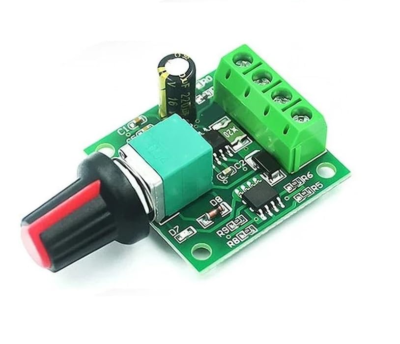 Sp Dc 1.8V 3V 5V 6V 12V 2Amp Pwm Motor Speed Controller Low Voltage Motor Speed Controller Pwm 0~100% Adjustable Drive Module Pwm Speed Controller Dc Motor - Metal
