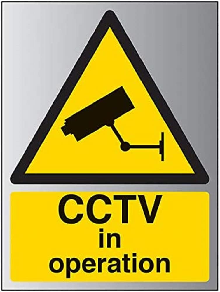 VSafety Warning General-CCTV in Operation Sign, 63002BC-SABRSH