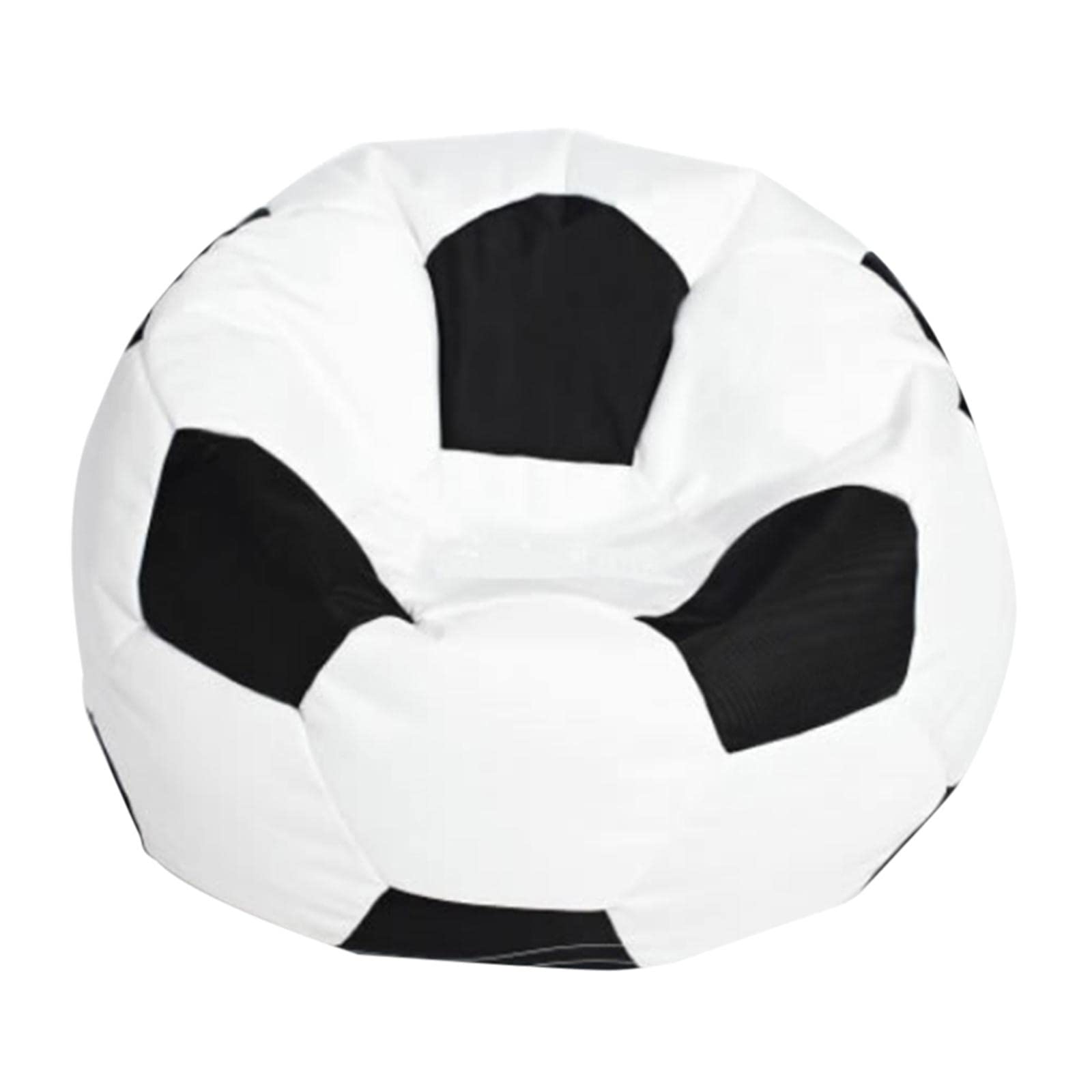 Estuche de Almacenamiento de Juguetes con Diseño de Fútbol para Niños, Blanco, Individual