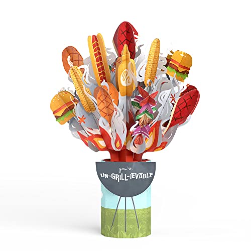 Lovepop Grill Master Pop Up Bouquet for Dad, 10.25” X