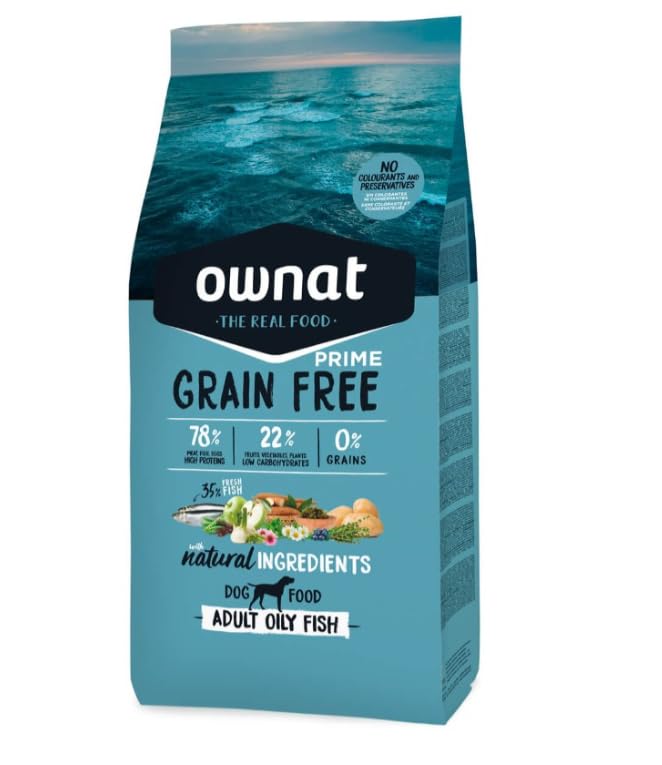 Pienso para Perro OWNAT Prime Adult Grain Free Oily Fish 12 kg