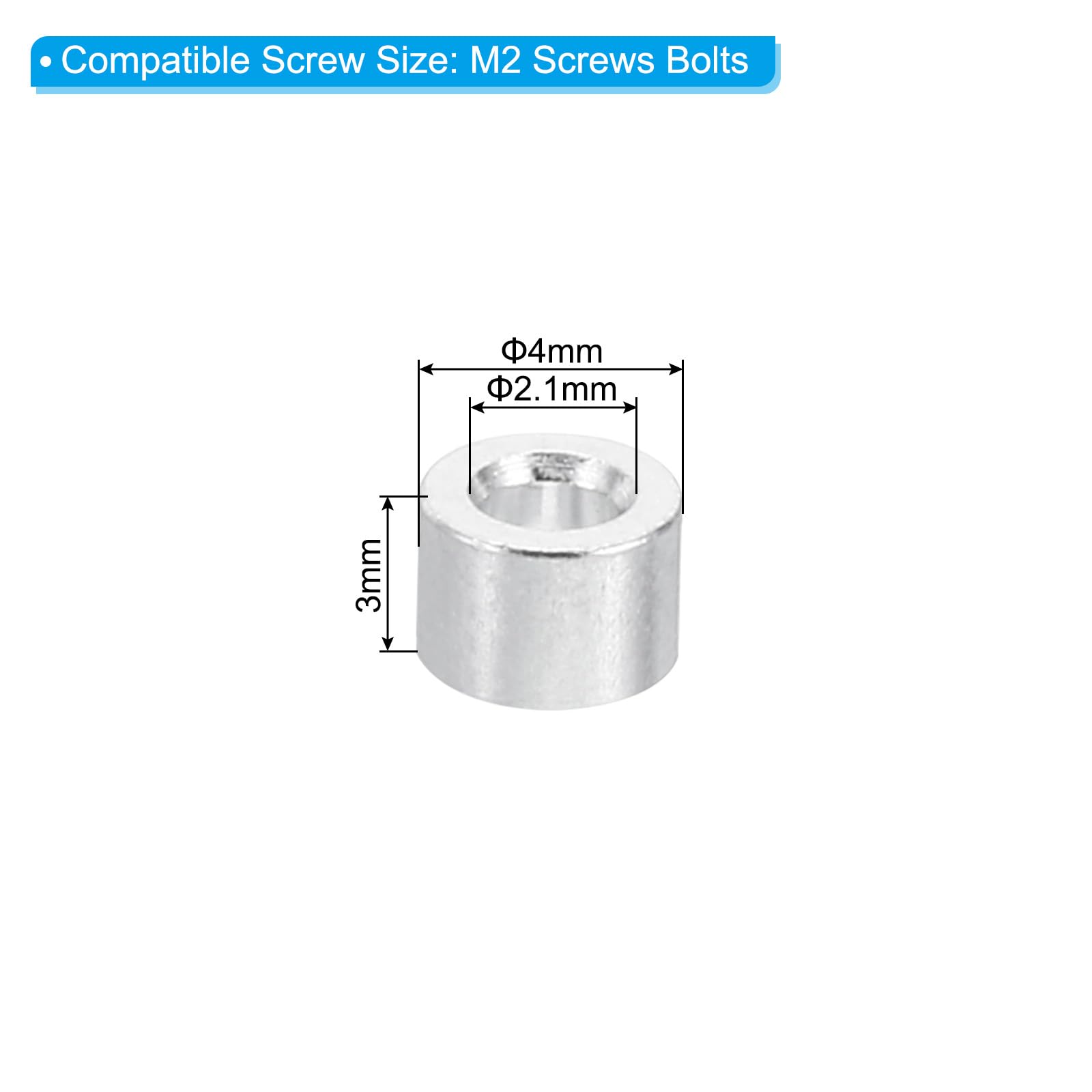 PATIKIL M2 Aluminum Spacers - Image 2