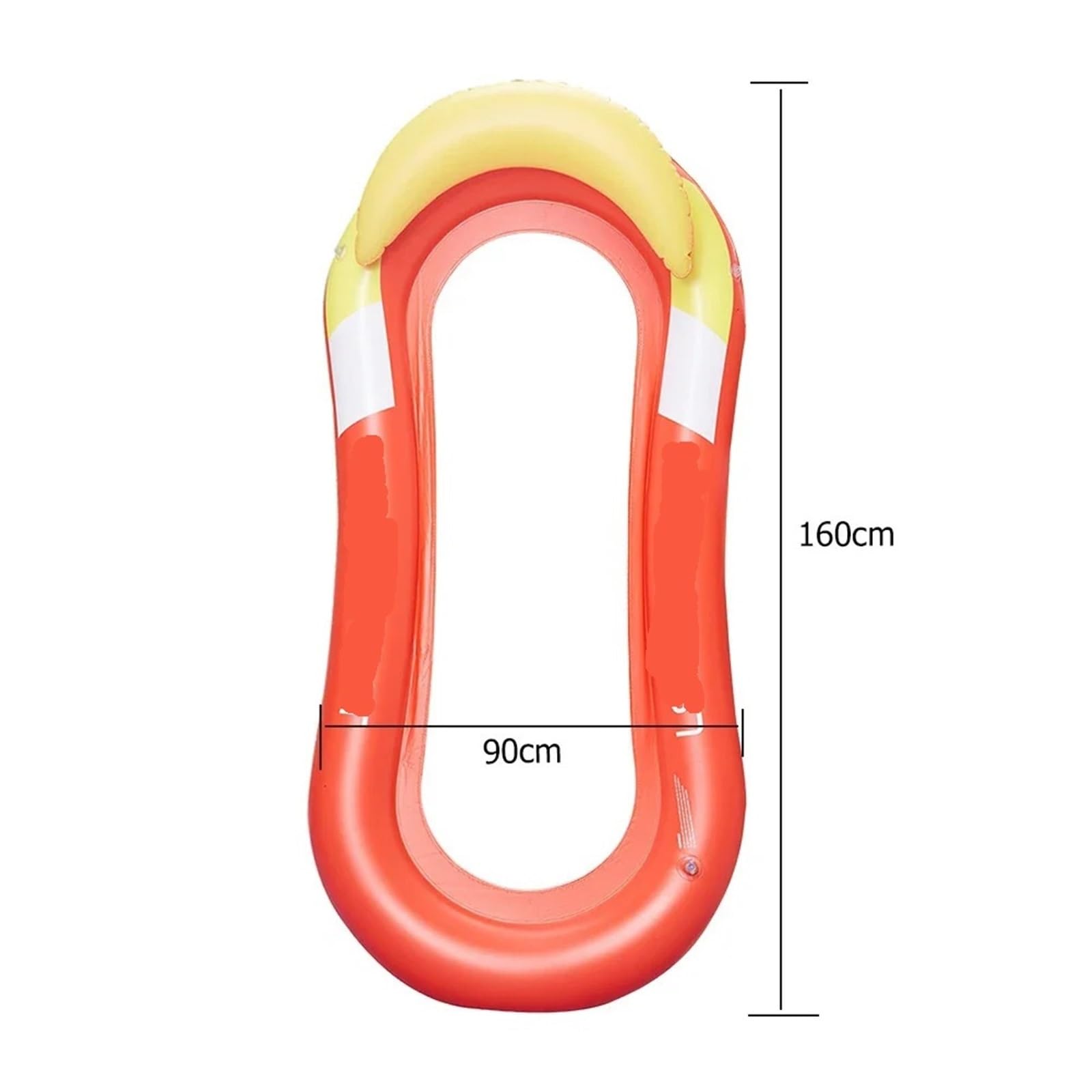 Hamac gonflable flottant pour piscine, plage, coussin de couchage en maille