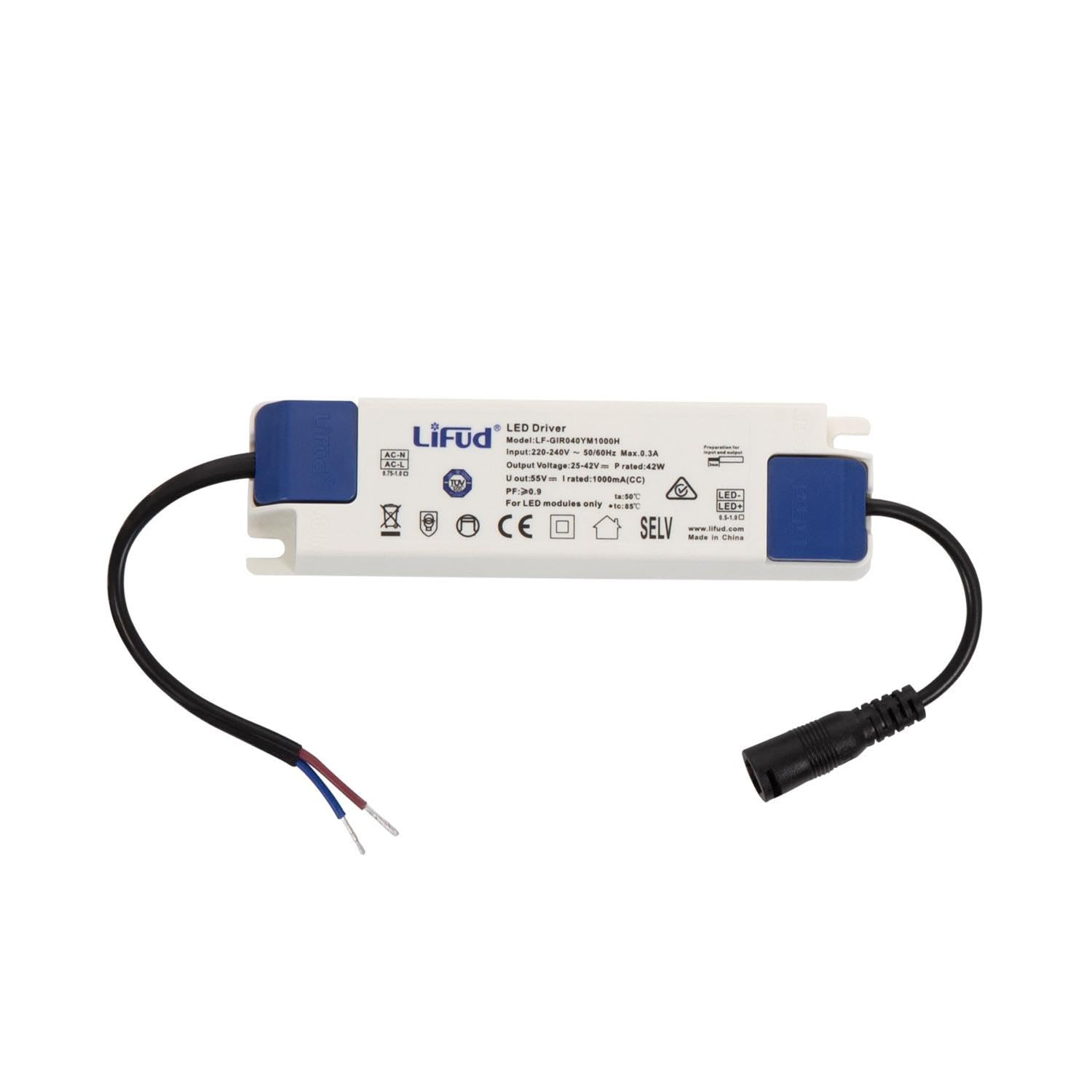 LEDKIA LIGHTING Pannello LED 120x30cm 40W 4000lm + Kit di Sospensione 3000K Individuale Bianco Caldo