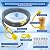 8216842R04 Natural Gas Conversion Kit Compatible with Char-Broil Commercial & Signature Series Dual Fuel Grill(2020-Newer),Propane to Natural Gas Conversion Kit with CSA Gas Hose & 3/8" Quick Connect.