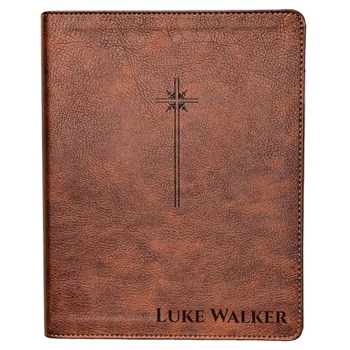 NIV Journaling Bible | New International Version | Custom Engraved Name | Easy-to-read Study Bible | Christian Gift for Men Women and Kids (Personalized)