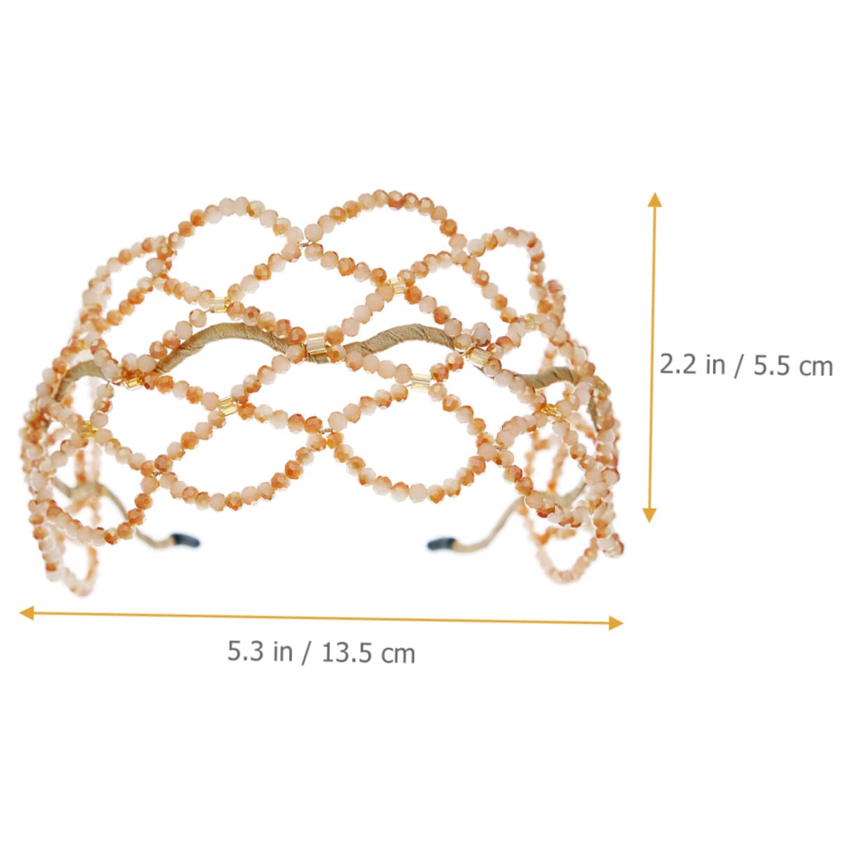 FRCOLOR 3 Uds Diadema De Cristal Tocado De Mujer Tiara Para Niñas Banda Para El Cabello De Perlas Diademas Para Mujeres Gemas Para El Cabello Para Mujeres Diademas Para Damas Joyas Para