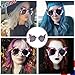 Bat Sunglasses Stripes Y2K Hip Hop Retro Punk Style UV Protection Fashion Sunglasses for Halloween Music Festival (Red Blue White)