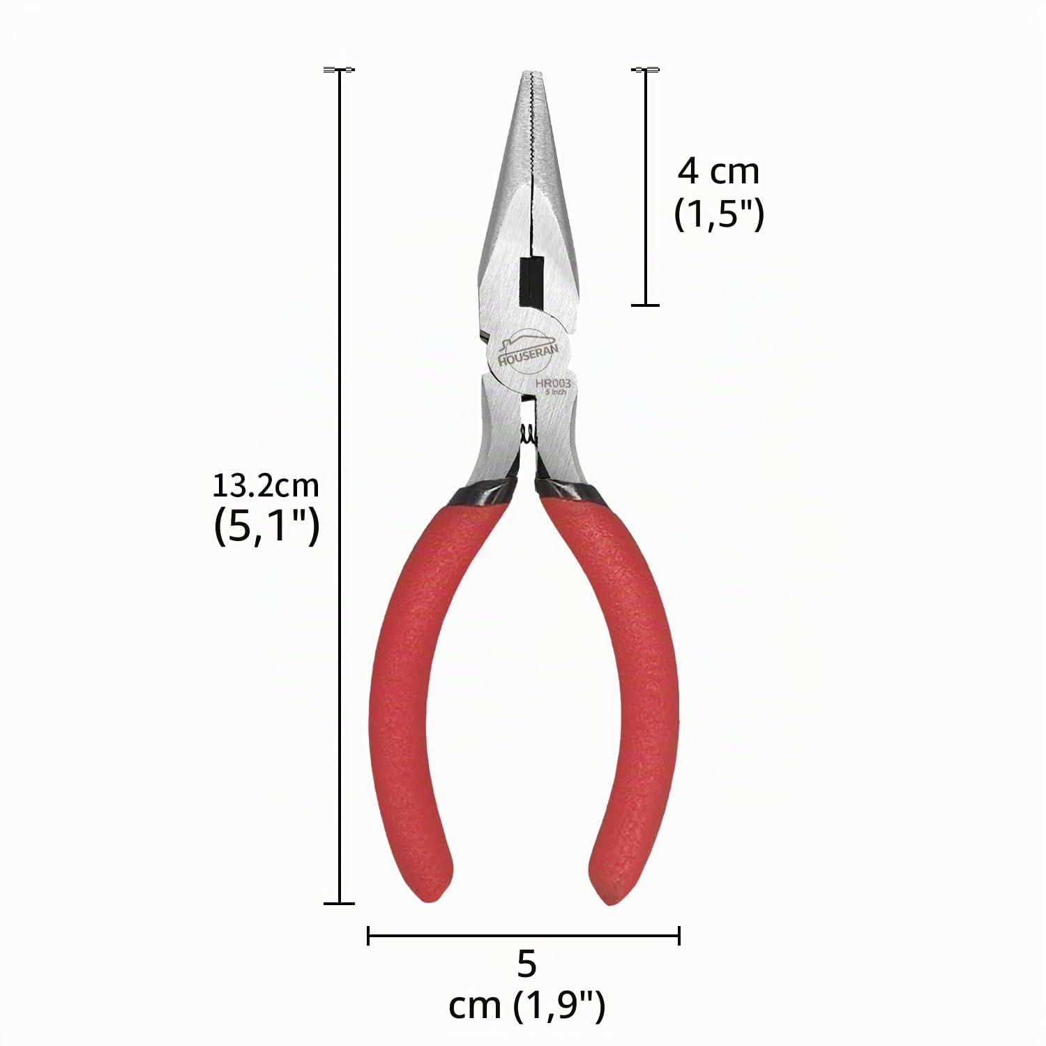 Mini Pince à Bec long,127mm, 5 Paquets,Pince à Bec,Ensemble de Pinces à Bijoux, Pince Plate à Bout Rond, Pince électronique à Bec Effilé, Petite Pince à Bec pour la Fabrication de Bijoux