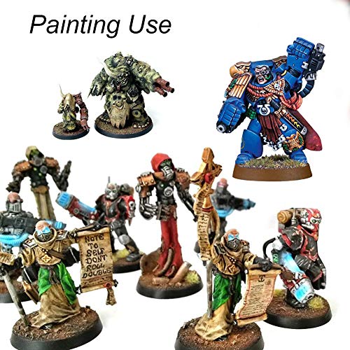 Micro Detail Paint Brush Set - Triangular Wooden Handle, 5 Size Miniature Paint Brush For Artists, Modellers, Enamel, Warhammer 40K #TOP6