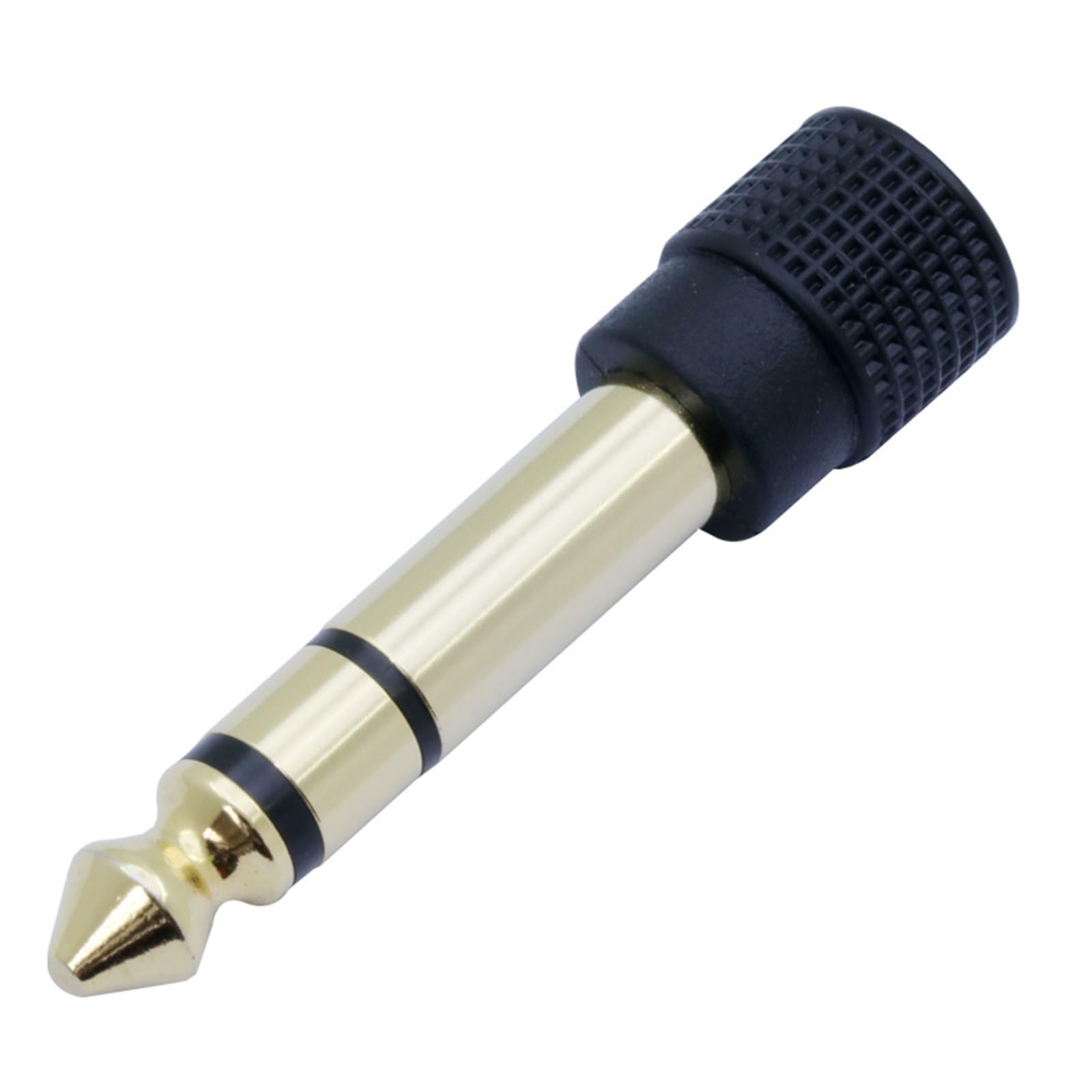 10 pièces/lot 6.35mm stéréo 3 pôles prise mâle à 3.5mm connecteur Jack stéréo femelle 3.5mm à 6.35mm adaptateur convertisseur