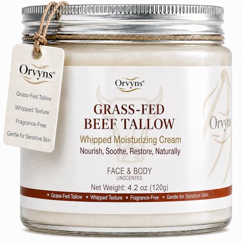 Orvyns Beef Tallow for Skin 4.2 OZ – Beef Tallow