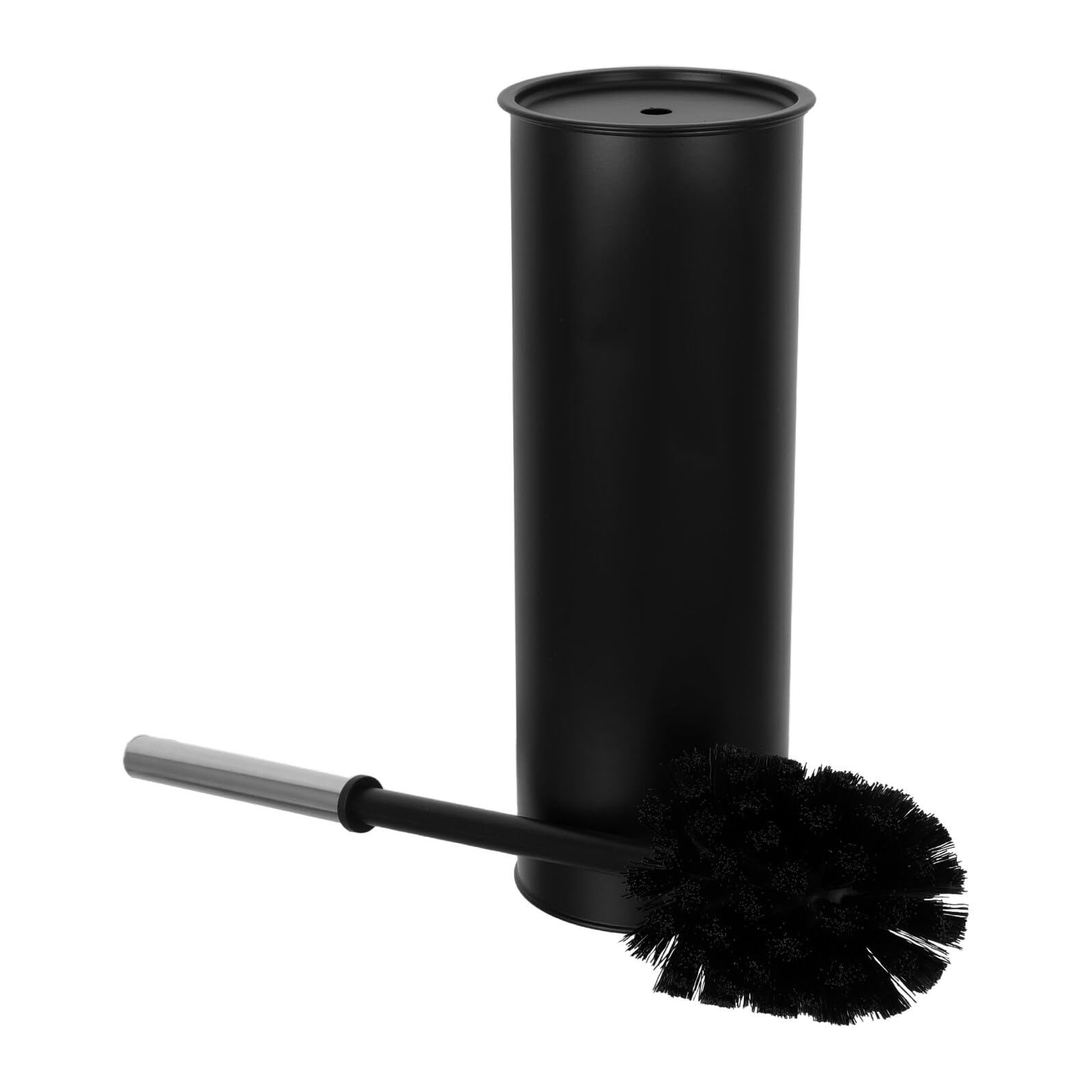 Brosse à poils pour cuvette de toilettes noire mat