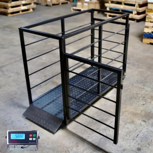 Liberty LS-920-2k Industrial Portable Floor Scale for Small Animal, Platform 50