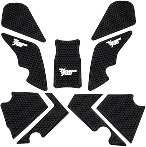 Fuel Tank Gasket for Yam&aha Tenere 700 T700 XTZ 700 XTZ 2019 2020 Motorcycle Non-Slip Side Fuel Tank Stickers Pad Rubber Sticker Black,323