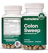 Nutradora Colon Cleanser &amp; Detox Supplement - Full Body Colon Cleanse Detox for Women &amp; Men Suppo...