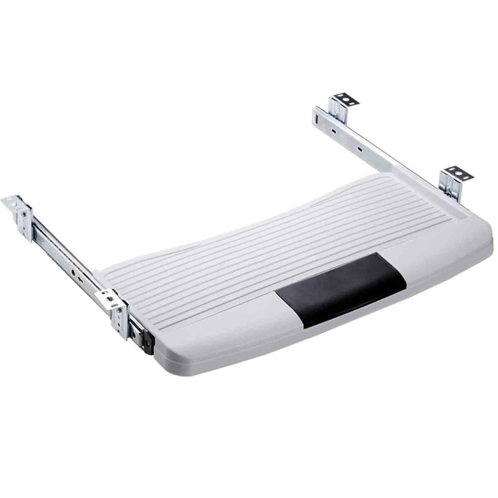 Support clavier sous bureau haute capacité de charge et glisse silencieuse fluide