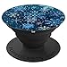 Christmas Winter Ice Light Blue White Snowflake Snow Crystal PopSockets Adhesive PopGrip
