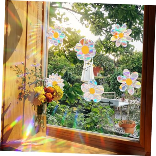 Zerodeko Prism Window Film 1 hoja para decoración de ventanas miniatura 4