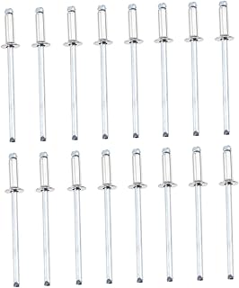 ULTECHNOVO 30 Peças Rebites De Aço Inoxidável Rebites Cegos Rebites Flattop Pregos Rebites Para Decoração Para Abrir Rebites De Alumínio
