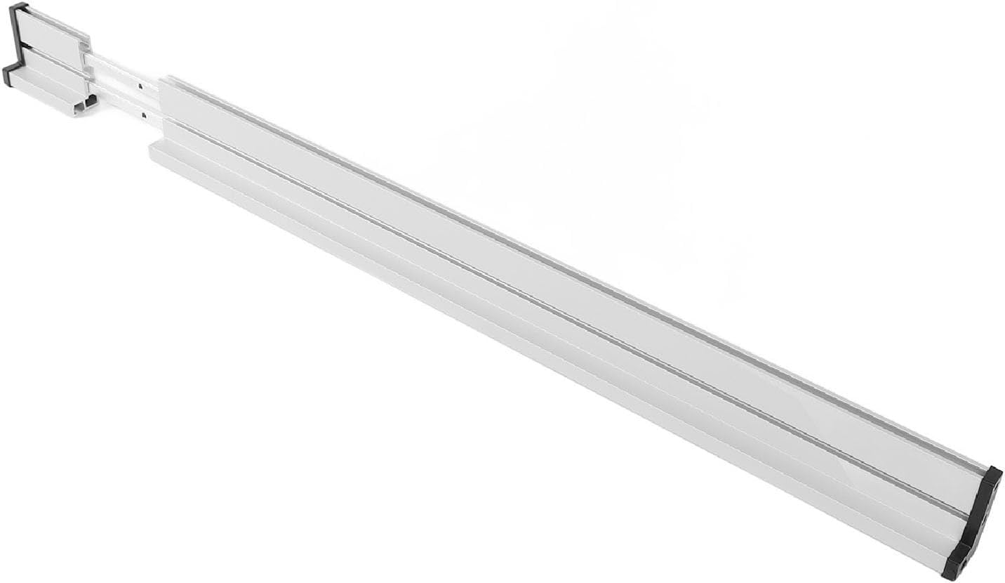WALFRONT T Track Miter Fence, Aluminum Alloy Material, Adjustable 35.43-49.61in Woodworking Tool for Table Saw and Router Table