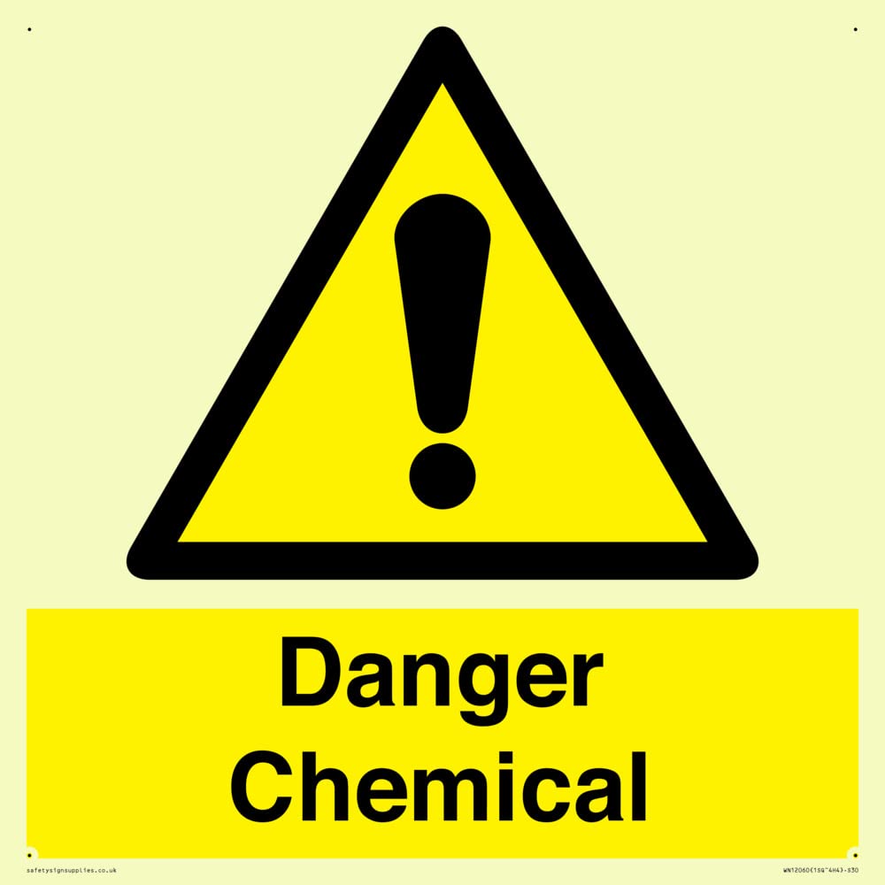 Danger Chemical Sign - 300x300mm - S30
