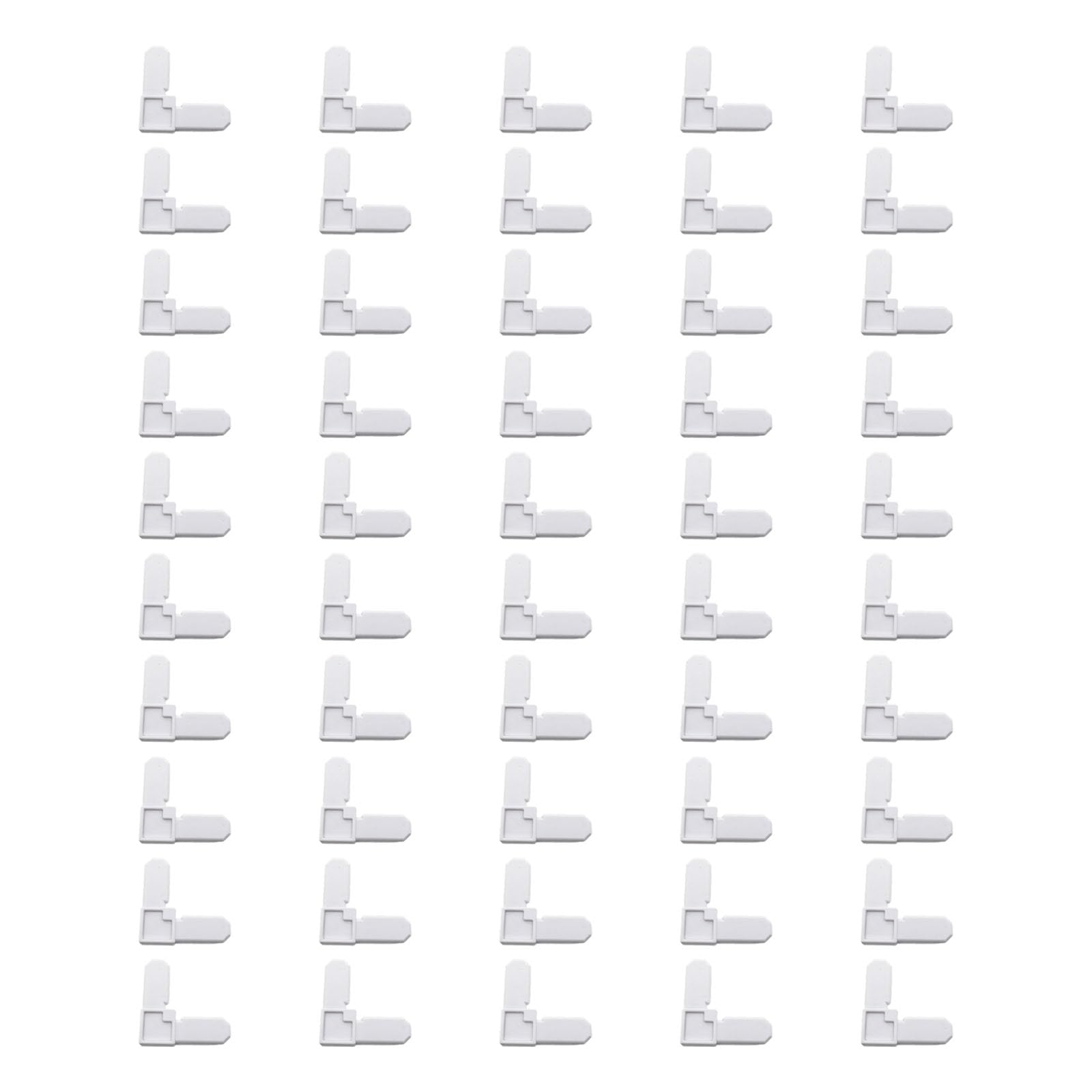 HZBB Strength Angles Connectors 5 / 16X3 / 4Inch Window Screen Frame Corner Connector Screens Replacement Accessories Window Screen Frame Corner Connector
