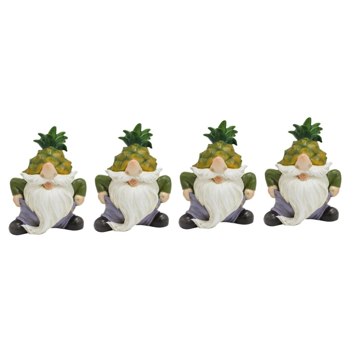 BESPORTBLE 4stücke Gartenfigur Aus Harz Lustiger Gartenzwerg Mit Kreativem Design Für Außenbereich Wetterbeständige Deko Für Garten Rasen Und Teich Einzigartiges Für Gartenliebhaber