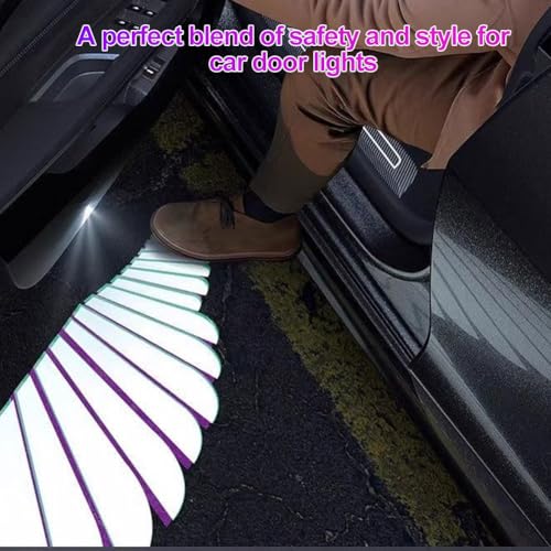 Car Door Lights Logo Projector, 2 PCS Car Door Puddle Lights, Automotive Courtesy Step Light Cars Accessories - Image 5