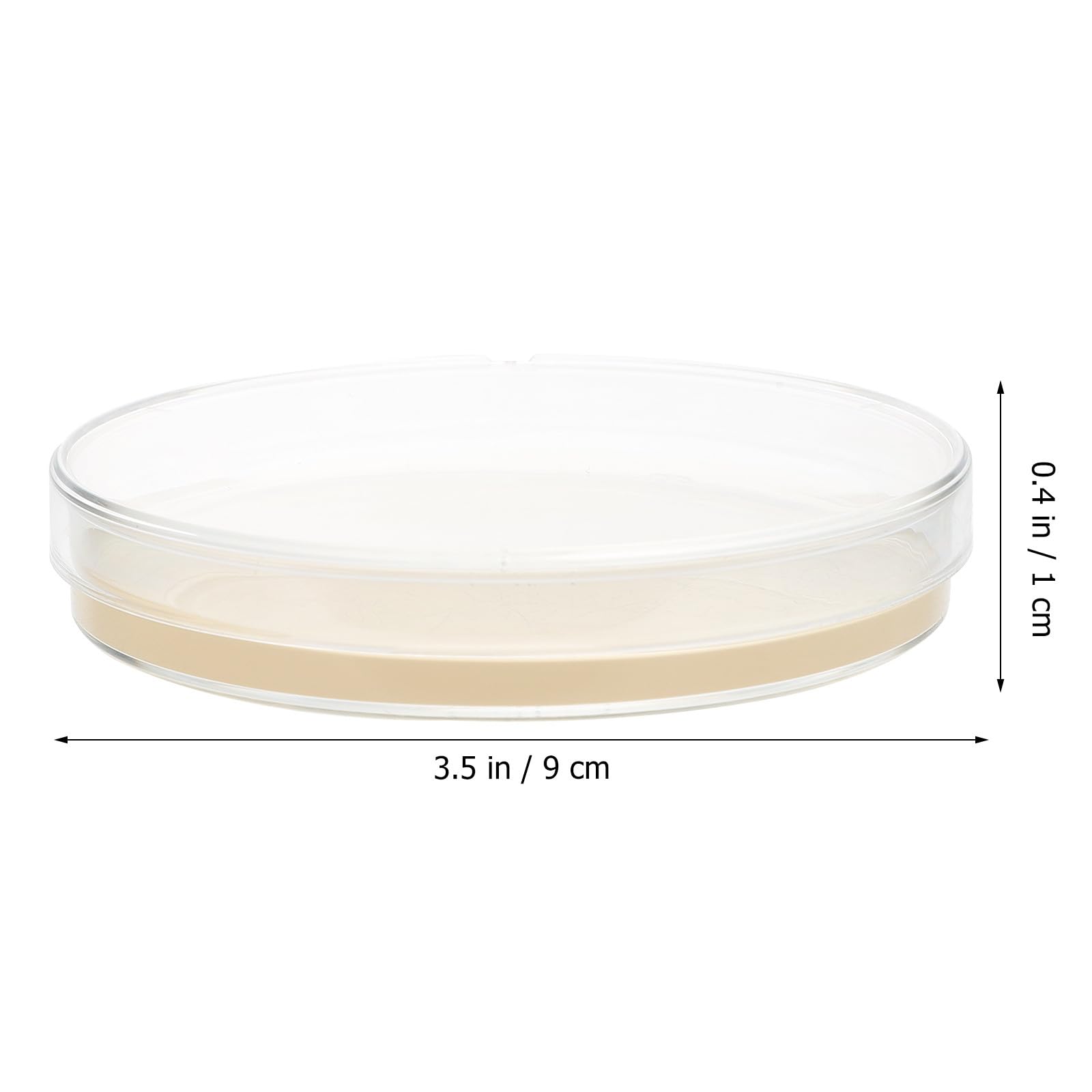 Zerodeko Kit de 10 Placas de Agar con Medio de Cultivo para Laboratorio Diseño Profesional Placas Frescas para Crecimiento Rápido, Material de Agar para Uso en Laboratorios