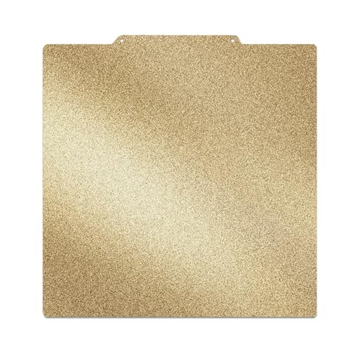 JUUPINE 3D printer double-sided gold matte PEI build plate, ANYCUBIC magnetic spring steel plate, 230x230mm hot bed kit for Anycubic Kobra 2/Kobra 2 Neo/Kobra Go/Kobra 2 pro 3D printer platform JUUPINE 3D printer double-sided gold matte PEI build plate, ANYCUBIC magnetic spring steel plate, 230x230mm hot bed kit for Anycubic Kobra 2/Kobra 2 Neo/Kobra Go/Kobra 2 pro 3D printer platform