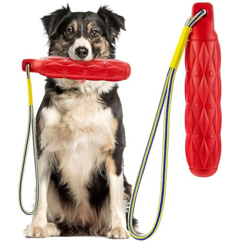 ZeiLaBang Kakadi Hundespielzeug,Schwimm Spielzeug für Hunde,Wasser Interaktives Hundespielzeug,Schwimmender Trainingsstab für Wurf- und Apportierspiele an Land und im Wasser,Für Outdoor geeignet