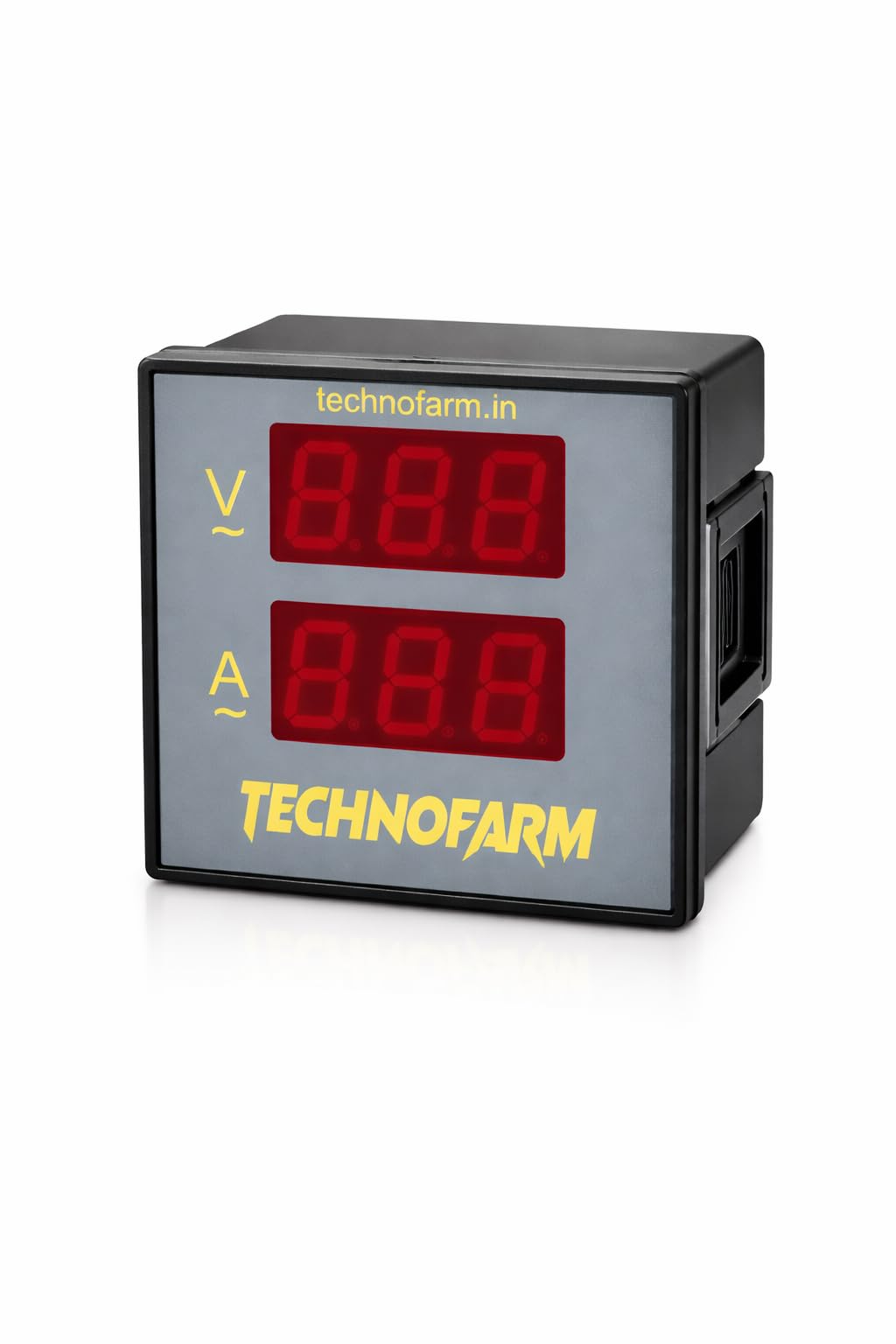 Digital AC Voltmeter Amp Meter 80V–650V Voltage & 1A–100Amp Current meter frequency 50Hz Dual LED Display- 72mm | Electric Circuit Testing Device for Electrical Panels, Technofarm-picture-13