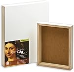 Ampersand Art Supply Bois Gesso Art Panneau de peinture: Toile Texture, Berceau de 3/4 pouces, 12" x 16"