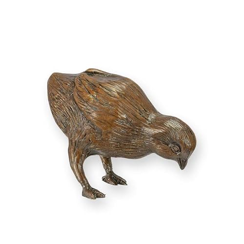 aubaho Bronze Sculpture Chick Replica Retro Design Decoration
