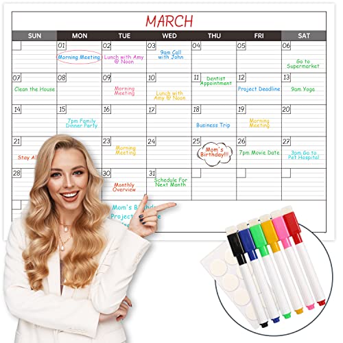 List of Top Ten Best Wall Calendars Dry Erase Top Picks 2023 Reviews