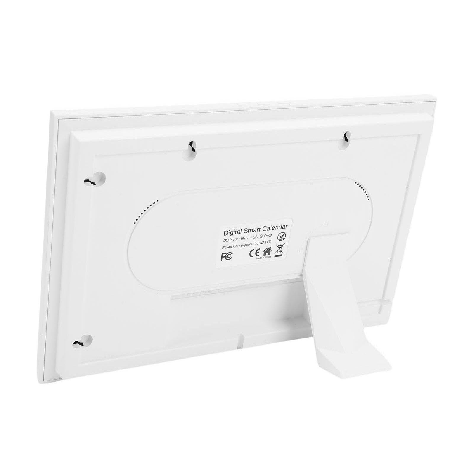 Demeras Calendario Digitale da 10,1 Pollici Touch Screen Smart Family Planner per Grafico Interattivo dei Lavori Domestici e Gestione delle attività Bianco (Spina UE 100-240 V)
