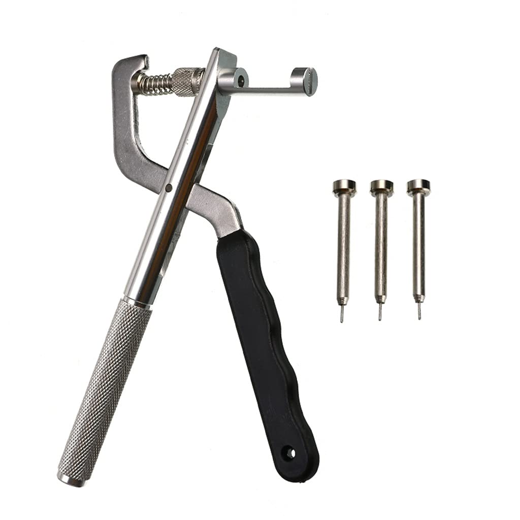 Uhrenwerkzeug-Set, Uhrenwerkzeuge aus Metall, Zange zum Entfernen von Stahlbandstiften, Gliedereinsteller mit 3 Ersatzstiften, Uhrmacherwerkzeug