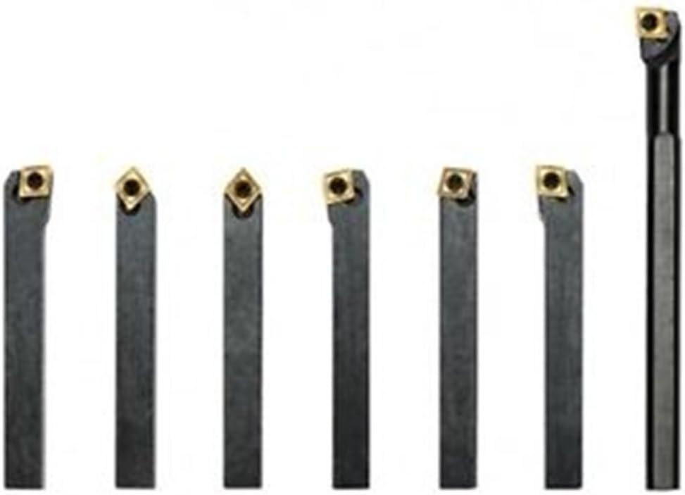 Free Shipping Offer OMEX INDEXABLE LATHE TOOL HOLDER 7 PCS SET 12MM + BORING BAR CCMT CARBIDE INSERTS